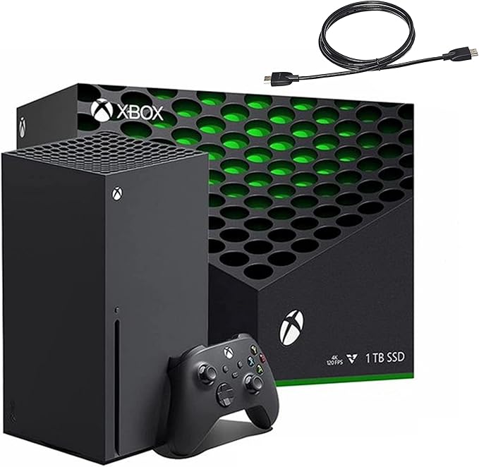 Xbox Series X 1TB Console – 4K Gaming | 120FPS | 1 Wireless Controller | HDMI Cable | Backward Compatible